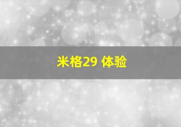 米格29 体验